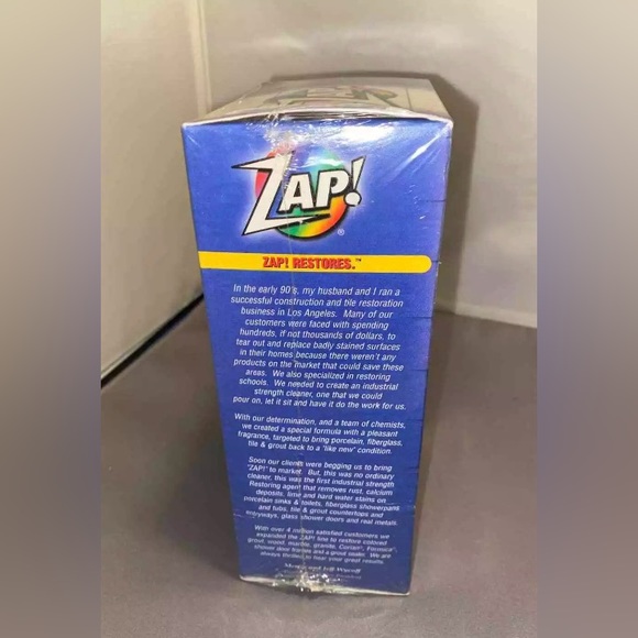 Zap! Professional colored grout Restorer Kit 12oz Tile Grout Porcelain NEW - Picture 4 of 5